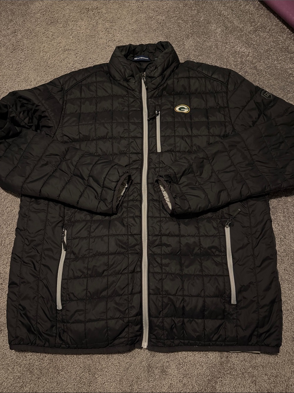 Men's Black Quilted Jacket